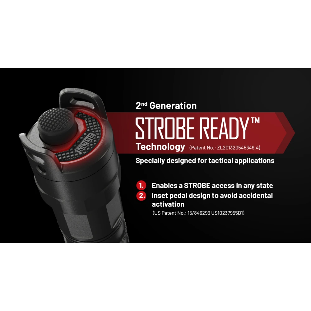 ΦΑΚΟΣ LED NITECORE PRECISE P23i, Tactical, Strobe Ready, 3000lm