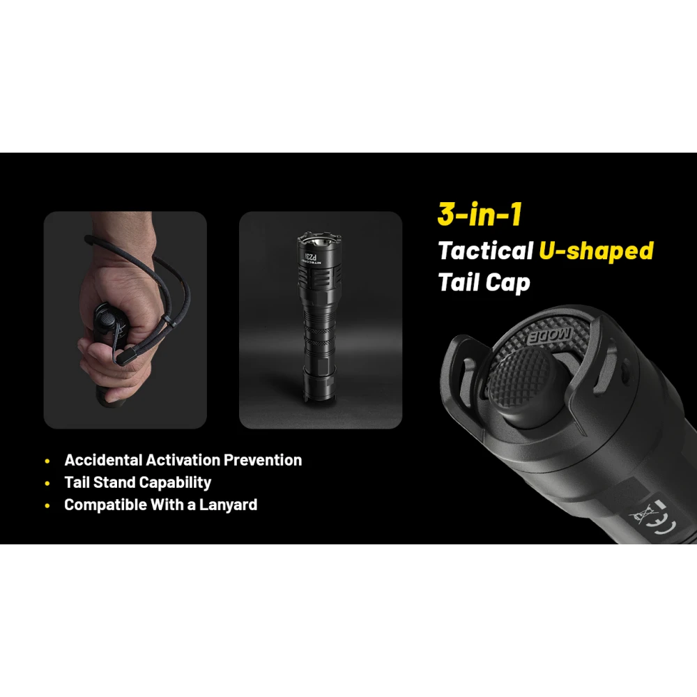 ΦΑΚΟΣ LED NITECORE PRECISE P23i, Tactical, Strobe Ready, 3000lm