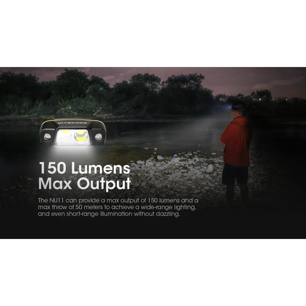 ΦΑΚΟΣ LED NITECORE HEADLAMP NU11, Inteligent IR Sensor