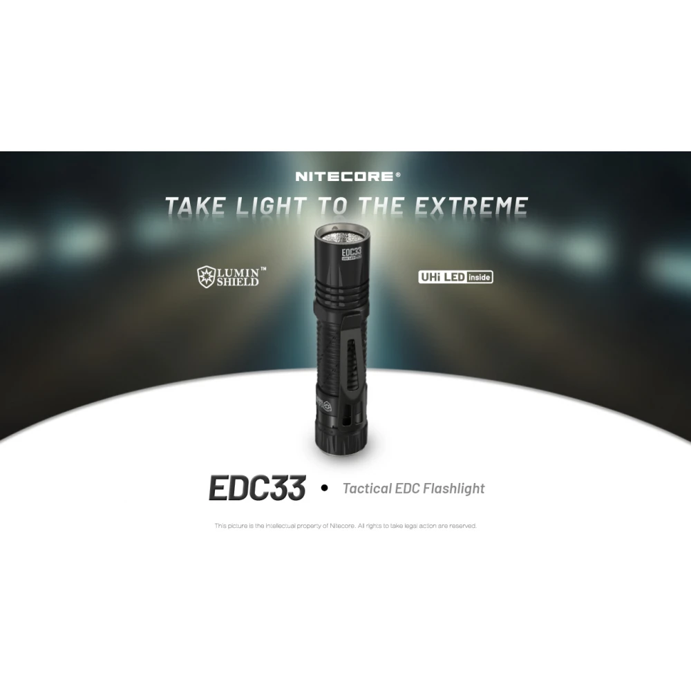 ΦΑΚΟΣ LED NITECORE EDC33, 4000Lumens, UHi LED