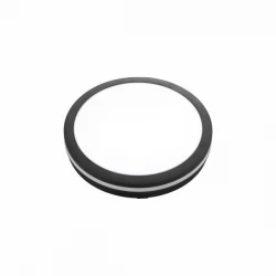 ΠΛΑΦΟΝΙΕΡΑ ΟΡΟΦΗΣ LED 18W CCT ΜΑΥΡΗ ΣΤΡΟΓΓΥΛΗ ΣΤΕΓΑΝΗ