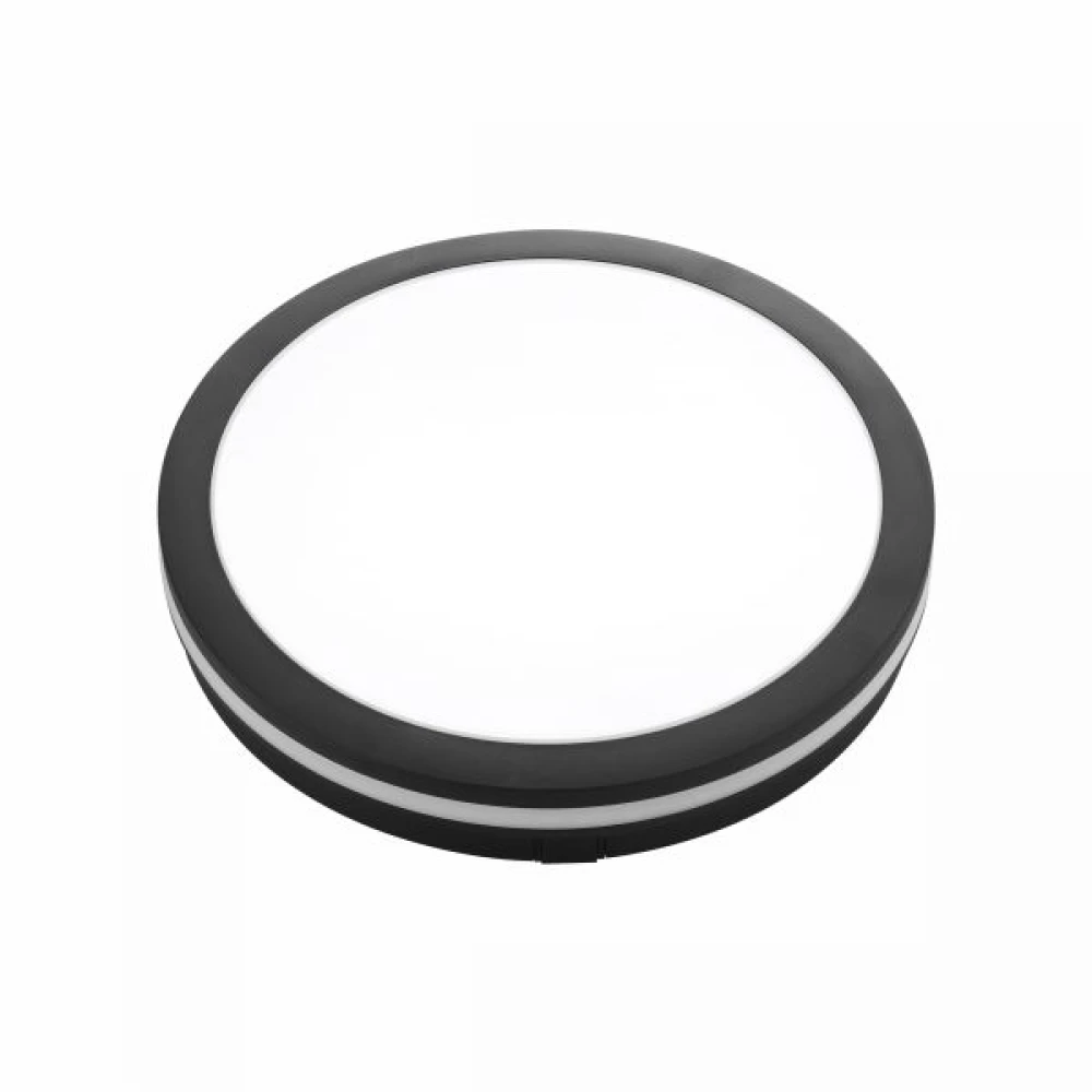 ΠΛΑΦΟΝΙΕΡΑ ΟΡΟΦΗΣ LED 24W CCT ΜΑΥΡΗ ΣΤΡΟΓΓΥΛΗ ΣΤΕΓΑΝΗ