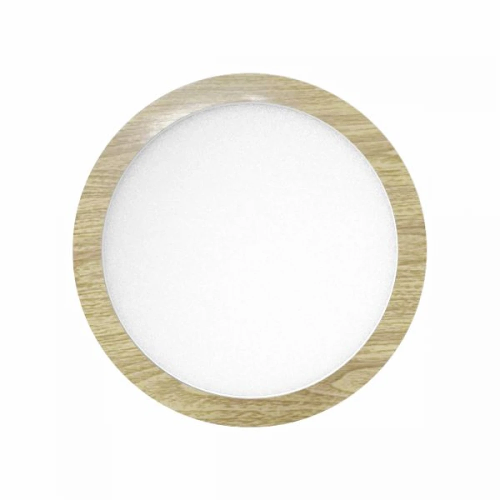 ΧΩΝΕΥΤΟ ΛΕΠΤΟ LED ΟΡΟΦΗΣ 18W CCT ΞΥΛΟ - Spotlight