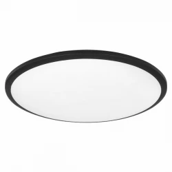 ΠΛΑΦΟΝΙΕΡΑ ΟΡΟΦΗΣ LED 36W 4000Κ ΜΑΥΡΗ ΣΤΡΟΓΓΥΛΗ ΣΤΕΓΑΝΗ