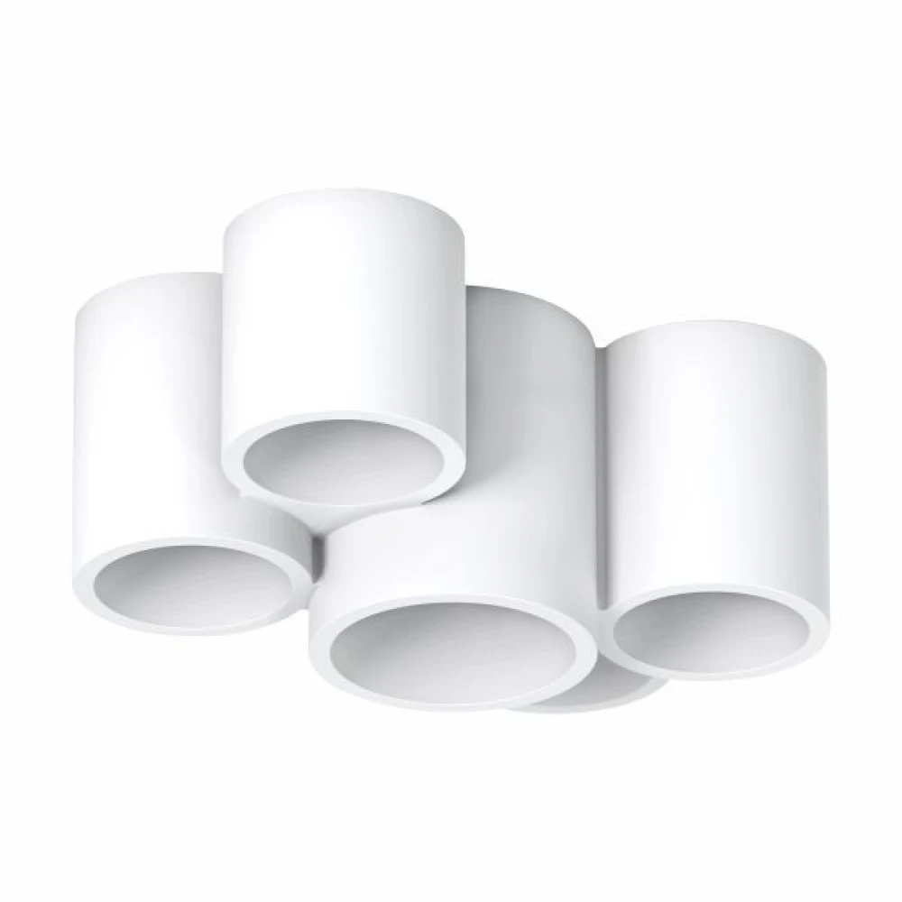 ΓΥΨΙΝΟ ΣΠΟΤ ΟΡΟΦΗΣ  ΣΤΡΟΓΓΥΛΟ ΠΕΝΤΑΦΩΤΟ GU10 - Spotlight