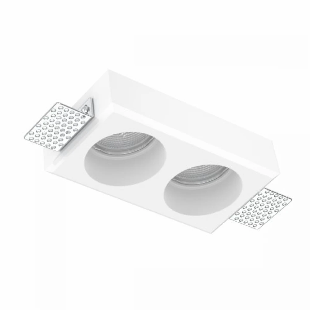 ΧΩΝΕΥΤΟ ΓΥΨΙΝΟ ΟΡΟΦΗΣ ΔΙΠΛΟ ΜΕ GU10 - Spotlight