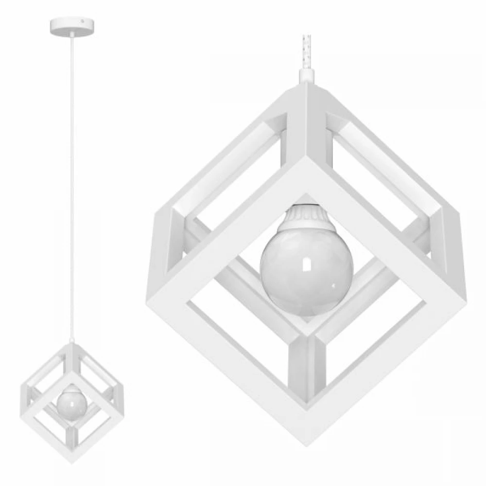 ΚΡΕΜΑΣΤΟ ΓΥΨΙΝΟ Ε27 18W ΤΕΤΡΑΓΩΝΟ - Spotlight