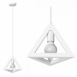 ΚΡΕΜΑΣΤΟ ΓΥΨΙΝΟ Ε27 18W ΤΡΙΓΩΝΟ - Spotlight