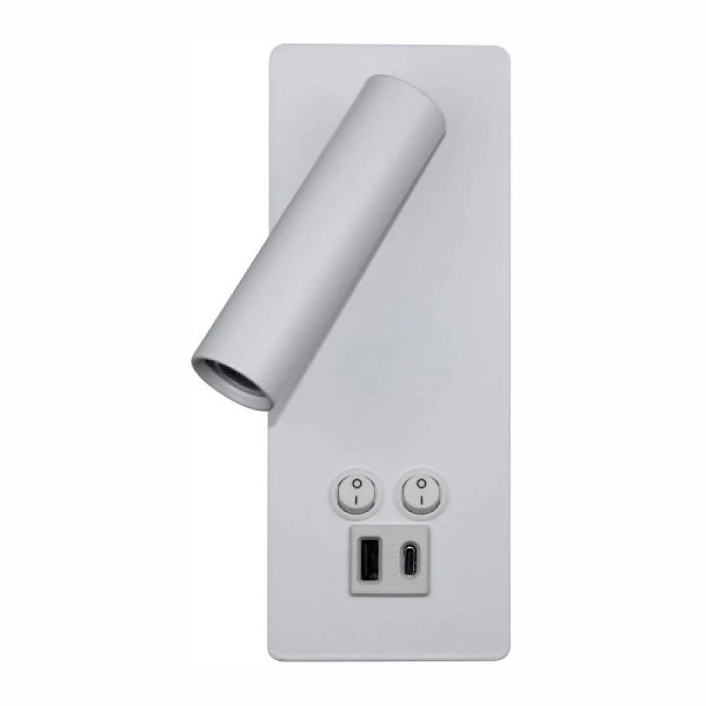 ΑΠΛΙΚΑ ΚΡΕΒΑΤΙΟΥ LED ΛΕΥΚΗ 3W - Spotlight