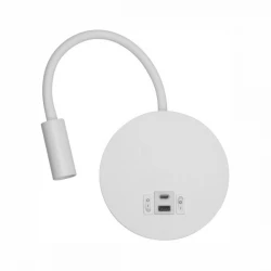 ΑΠΛΙΚΑ ΚΡΕΒΑΤΙΟΥ LED ΡΥΘΜΙΖΟΜΕΝΗ ΛΕΥΚΗ 3W - Spotlight