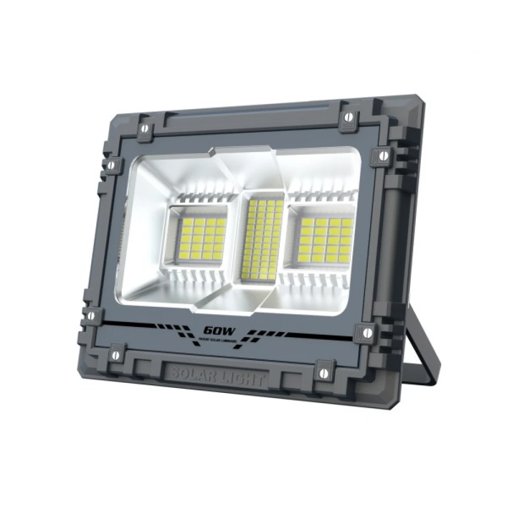 ΗΛΙΑΚΟΣ ΠΡΟΒΟΛΕΙΣ LED ΜΕ ΤΗΛΕΧΕΙΡΙΣΤΗΡΙΟ 60W 6000K Spotlight