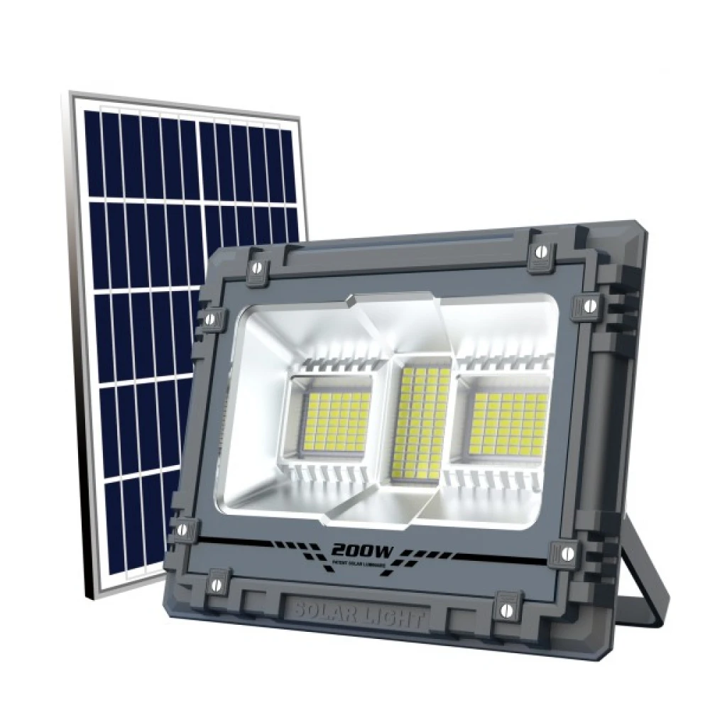 ΗΛΙΑΚΟΣ ΠΡΟΒΟΛΕΙΣ LED ΜΕ ΤΗΛΕΧΕΙΡΙΣΤΗΡΙΟ 200W 6000K Spotlight