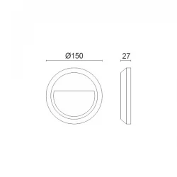 ΑΠΛΙΚΑ LED ΕΞΩΤΕΡΙΚΟΥ ΧΩΡΟΥ 1.5W CCT - Spotlight