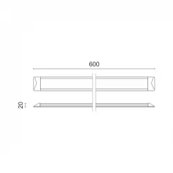ΓΡΑΜΜΙΚΟ ΦΩΤΙΣΤΙΚΟ LED 18W CCT - Spotlight