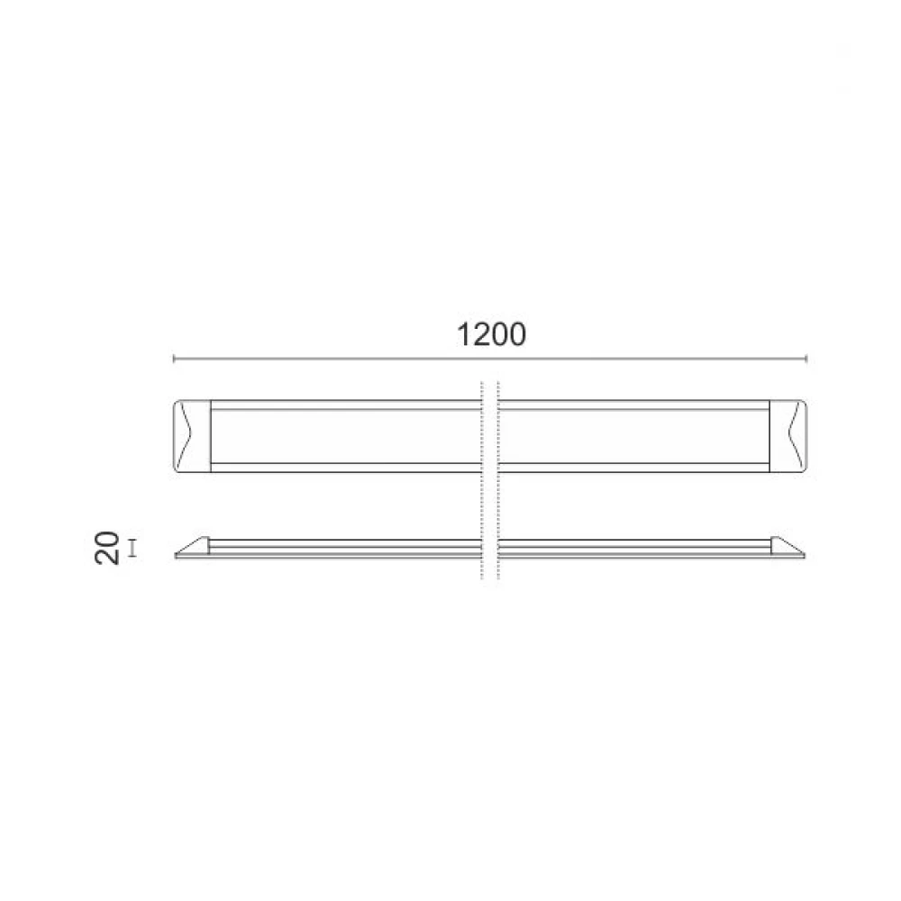 ΓΡΑΜΜΙΚΟ ΦΩΤΙΣΤΙΚΟ LED 36W CCT - Spotlight