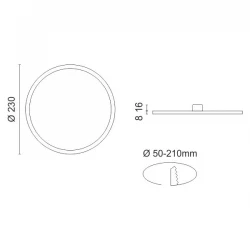 ΡΥΘΜΙΖΟΜΕΝΟ ΦΩΤΙΣΤΙΚΟ LED PANEL 20W CCT - Spotlight