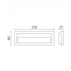 ΑΠΛΙΚΑ LED ΕΞΩΤΕΡΙΚΟΥ ΧΩΡΟΥ 2W CCT - Spotlight