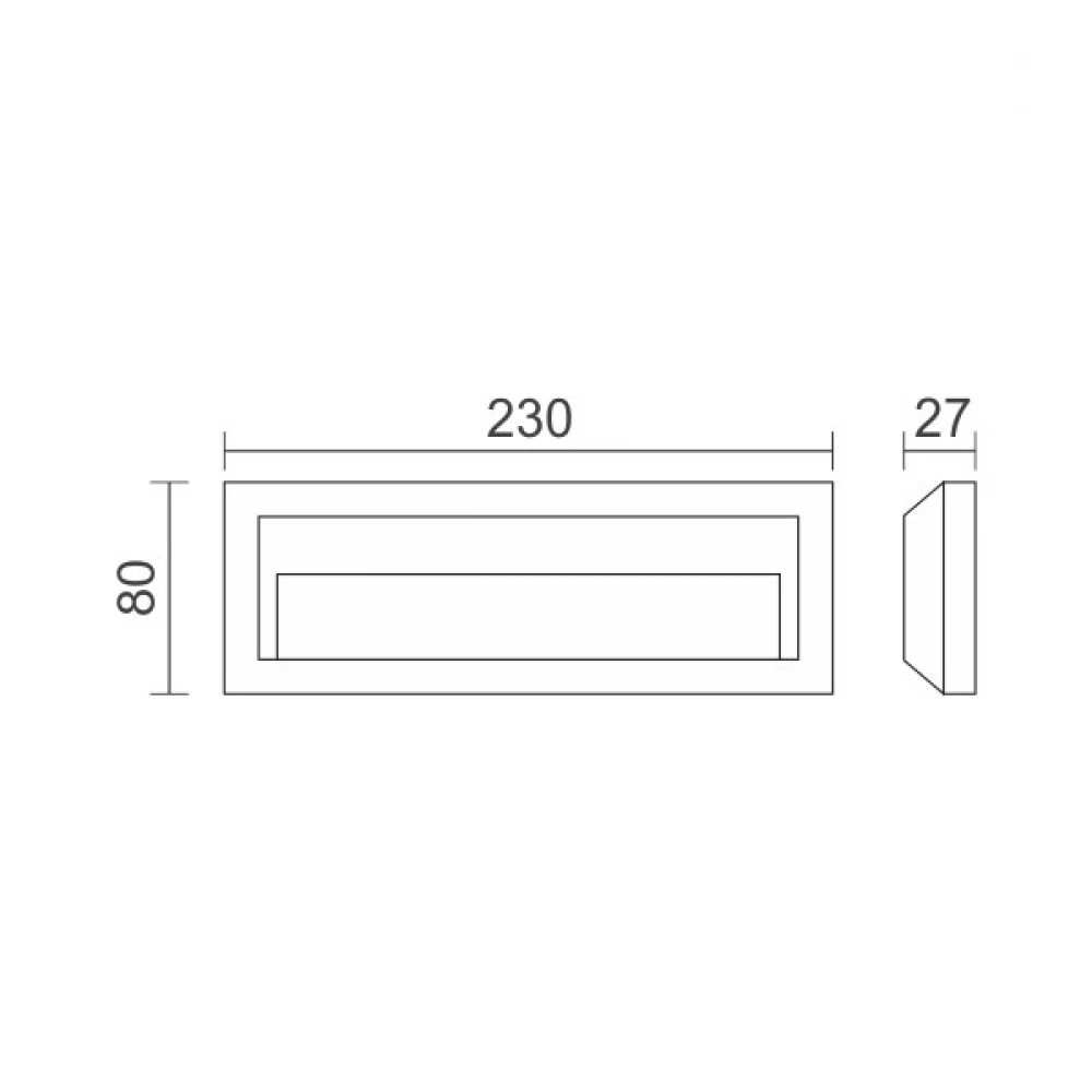 ΑΠΛΙΚΑ LED ΕΞΩΤΕΡΙΚΟΥ ΧΩΡΟΥ 2W CCT - Spotlight