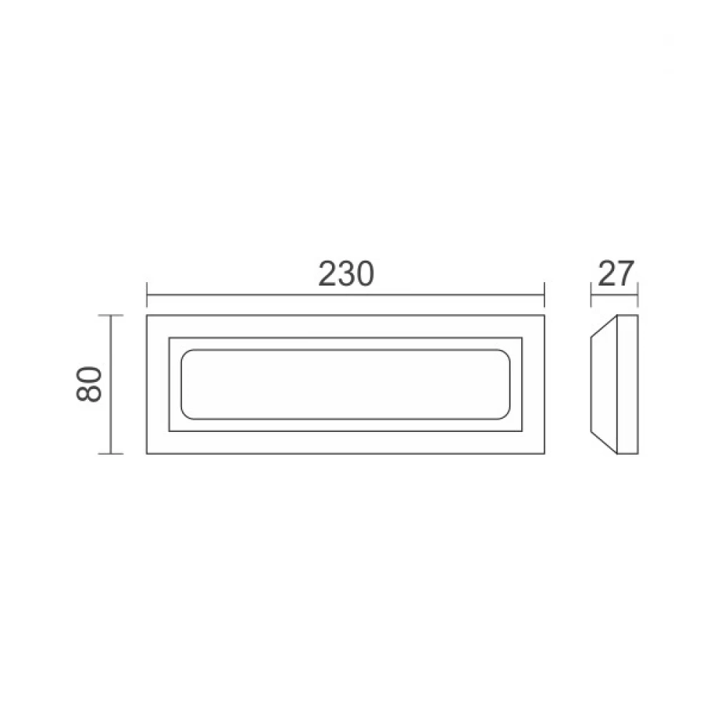 ΑΠΛΙΚΑ LED ΕΞΩΤΕΡΙΚΟΥ ΧΩΡΟΥ 3,8W CCT - Spotlight