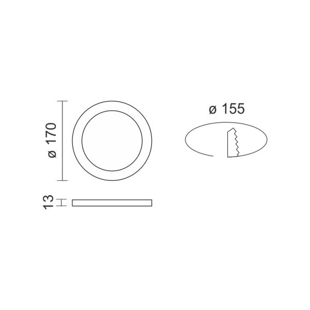 ΧΩΝΕΥΤΟ ΛΕΠΤΟ LED ΟΡΟΦΗΣ 12W CCT - Spotlight