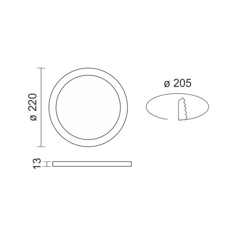 ΧΩΝΕΥΤΟ ΛΕΠΤΟ LED ΟΡΟΦΗΣ 18W CCT ΑΣΗΜΙ Spotlight