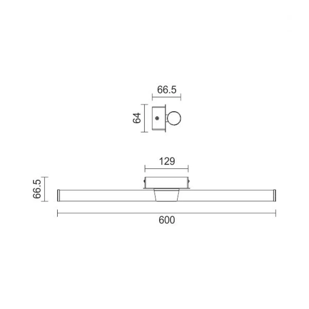 ΦΩΤΙΣΤΙΚΟ ΛΟΥΤΡΟΥ LED 10W 4000K - Spotlight