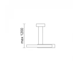 ΚΡΕΜΑΣΤΟ ΦΩΤΙΣΤΙΚΟ LED 24W 3000K Spotlight