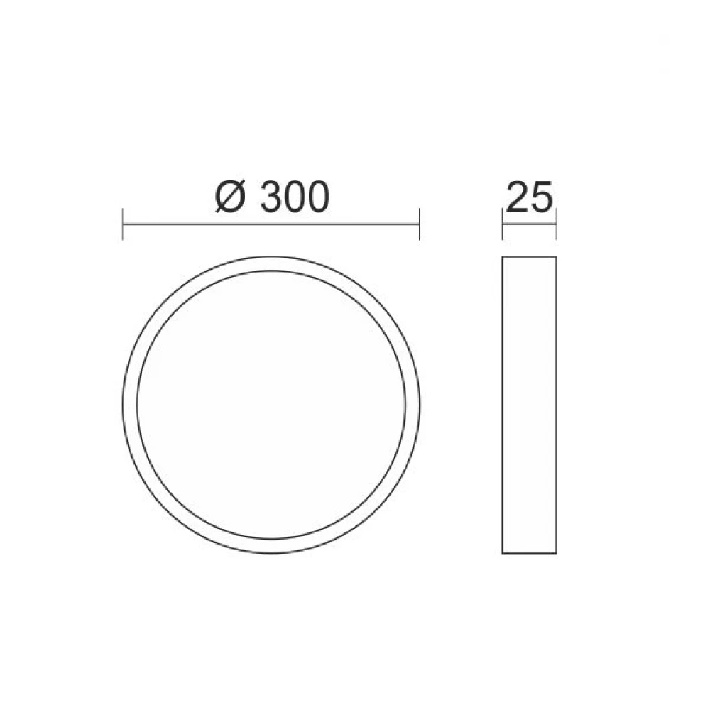 ΠΛΑΦΟΝΙΕΡΑ ΟΡΟΦΗΣ LED CCT 30W 3000K | 4000K | 6000K - Spotlight