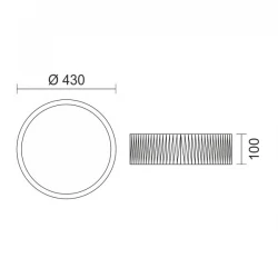 ΠΛΑΦΟΝΙΕΡΑ ΟΡΟΦΗΣ LED CCT 27W 3000K | 4000K | 6000K - Spotlight