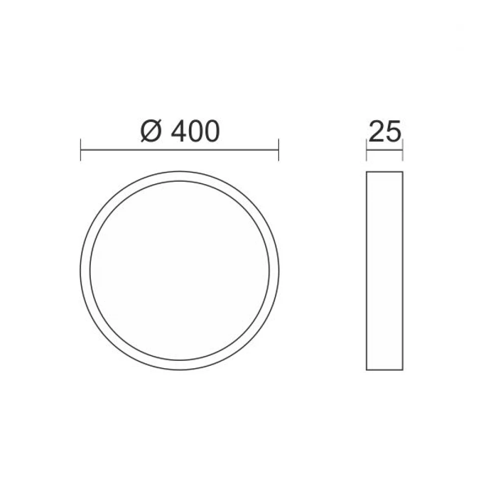 ΠΛΑΦΟΝΙΕΡΑ ΟΡΟΦΗΣ LED CCT 40W 3000K | 4000K | 6000K - Spotlight