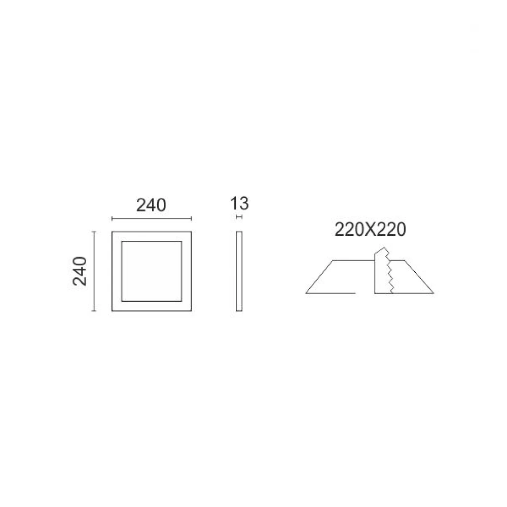 ΧΩΝΕΥΤΟ ΛΕΠΤΟ LED ΟΡΟΦΗΣ 24W CCT