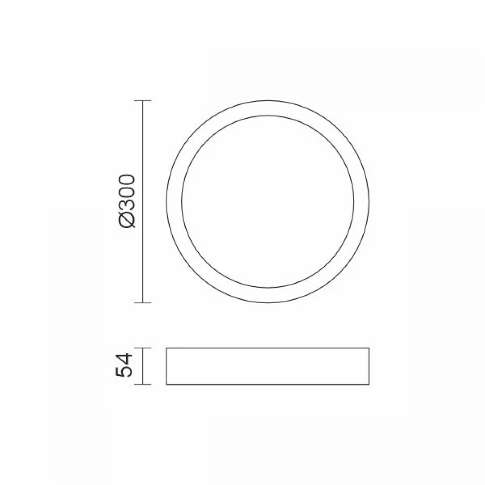 ΠΛΑΦΟΝΙΕΡΑ ΟΡΟΦΗΣ LED 36W CCT ΜΑΥΡΗ ΣΤΡΟΓΓΥΛΗ ΣΤΕΓΑΝΗ