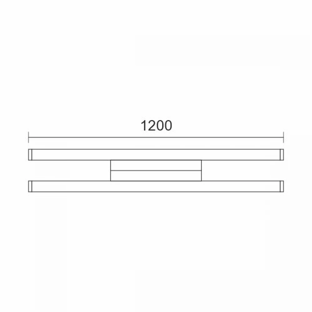 ΦΩΤΙΣΤΙΚΟ ΛΟΥΤΡΟΥ LED ΓΡΑΜΜΙΚΟ CCT 2*12W - Spotlight