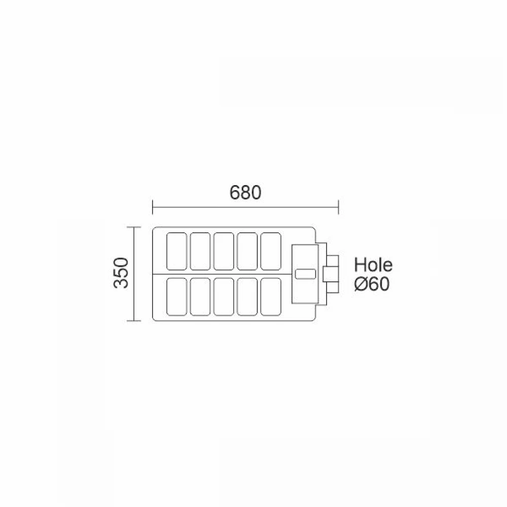 CCT ΗΛΙΑΚΟΣ ΠΡΟΒΟΛΕΑΣ LED ΜΕ ΤΗΛΕΧΕΙΡΙΣΤΗΡΙΟ 300W