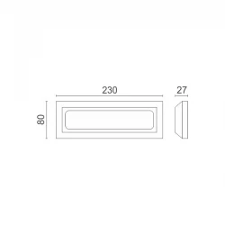 ΑΠΛΙΚΑ LED ΕΞΩΤΕΡΙΚΟΥ ΧΩΡΟΥ 3,8W CCT ΑΝΘΡΑΚΙ - Spotlight