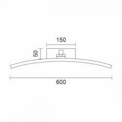 ΦΩΤΙΣΤΙΚΟ ΛΟΥΤΡΟΥ LED 14W  CCT ΧΡΩΜΙΟ - Spotlight