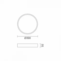 ΠΛΑΦΟΝΙΕΡΑ ΟΡΟΦΗΣ LED CCT 40W 3000K | 4000K | 6000K - Spotlight