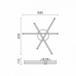 ΠΛΑΦΟΝΙΕΡΑ ΟΡΟΦΗΣ LED CCT 40W 3000K | 4000K | 6000K - Spotlight