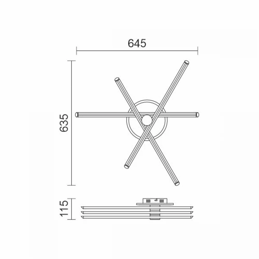 ΠΛΑΦΟΝΙΕΡΑ ΟΡΟΦΗΣ LED CCT 40W 3000K | 4000K | 6000K - Spotlight