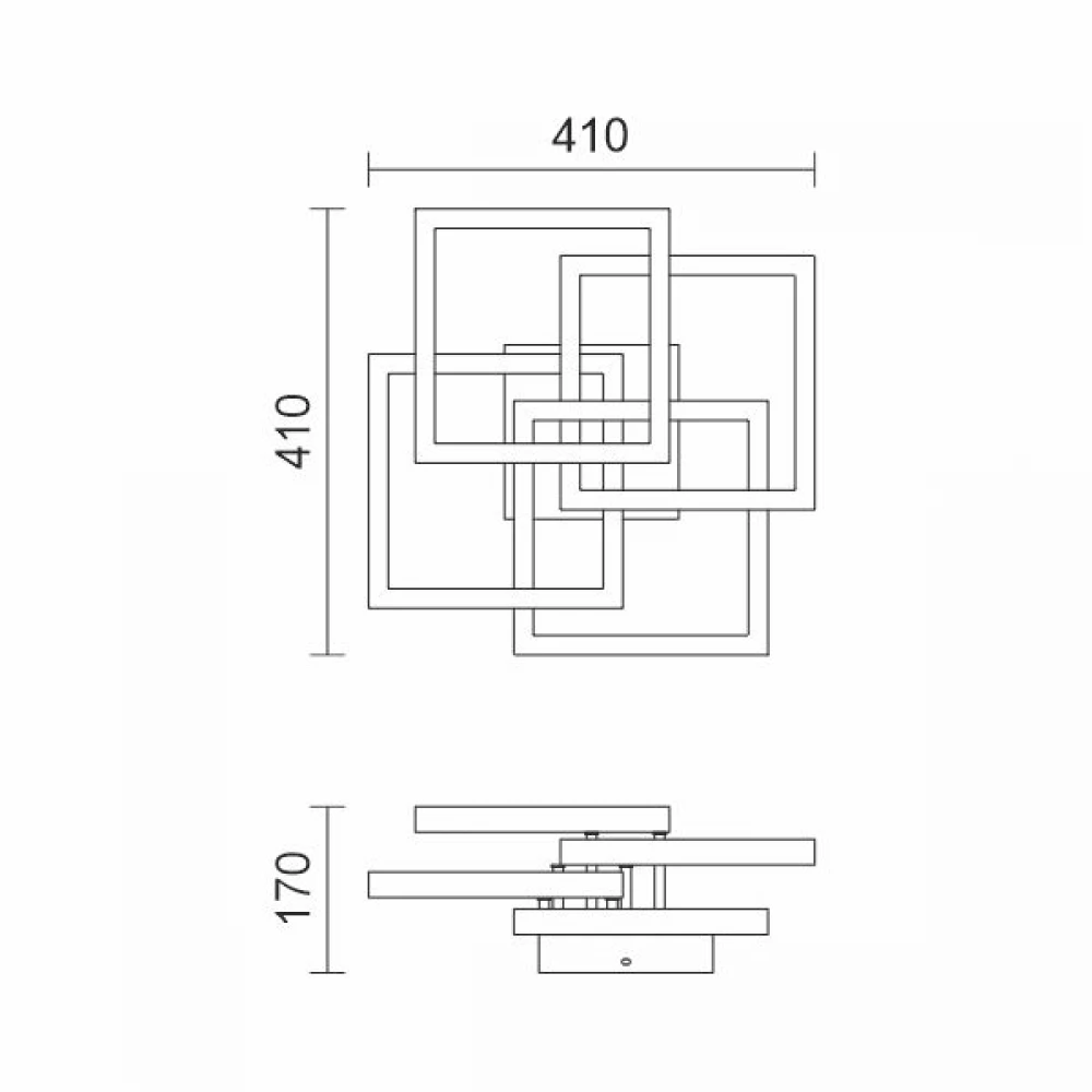 ΠΛΑΦΟΝΙΕΡΑ ΟΡΟΦΗΣ LED CCT 52W 3000K | 4000K | 6000K - Spotlight