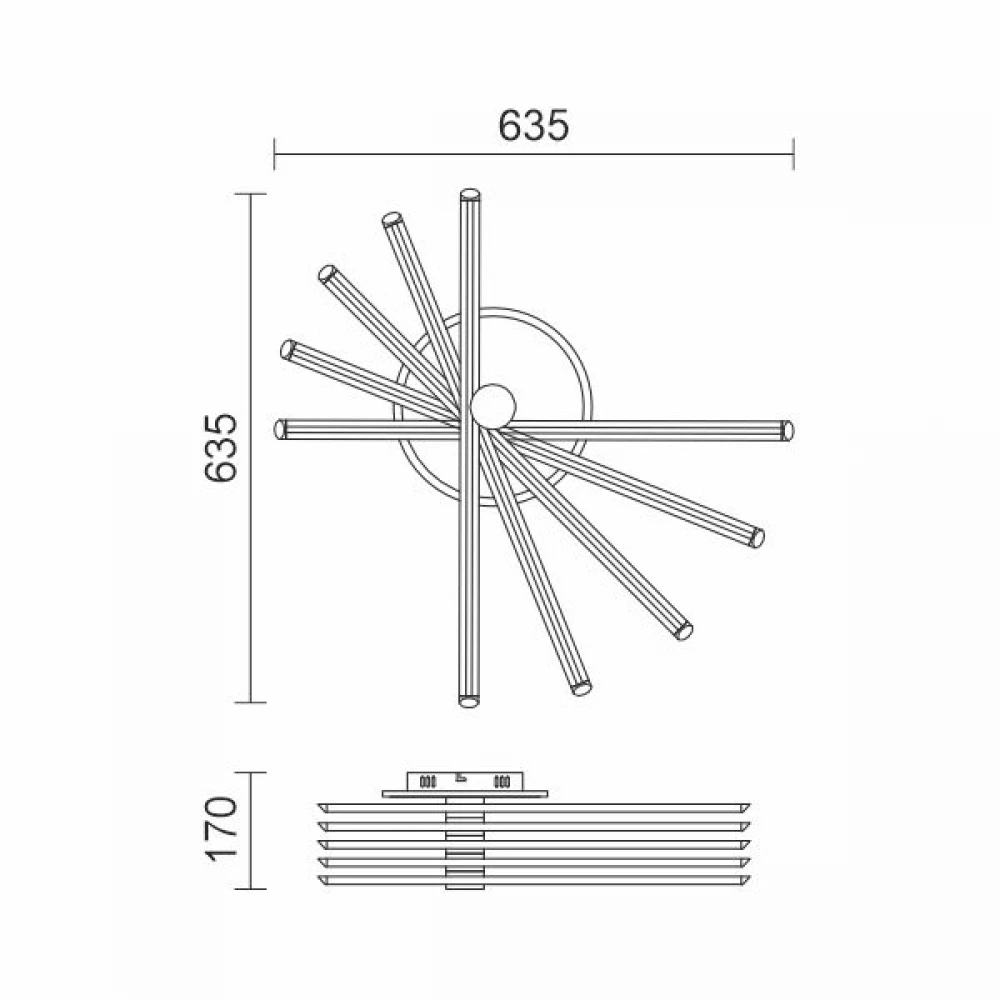 ΠΛΑΦΟΝΙΕΡΑ ΟΡΟΦΗΣ LED CCT 60W 3000K | 4000K | 6000K - Spotlight