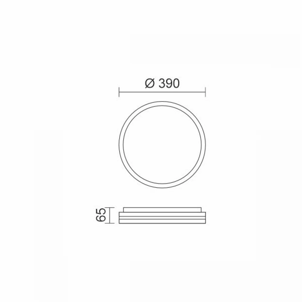 ΠΛΑΦΟΝΙΕΡΑ/ΚΡΕΜΑΣΤΟ  LED CCT 27W 3000K | 4000K | 6000K ΛΕΥΚΟ - Spotlight