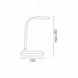 ΦΩΤΙΣΤΙΚΟ LED ΓΡΑΦΕΙΟΥ ΜΕ ΒΑΣΗ ΑΣΥΡΜΑΤΗΣ ΦΟΡΤΙΣΗΣ CCT ΛΕΥΚΟ - Spotlight