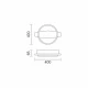 ΦΩΤΙΣΤΙΚΟ ΕΣΩΤΕΡΙΚΟΥ ΧΩΡΟΥ LED CCT 20W 3000K - Spotlight