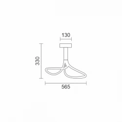 ΦΩΤΙΣΤΙΚΟ ΕΣΩΤΕΡΙΚΟΥ ΧΩΡΟΥ LED CCT 40W 3000K - Spotlight
