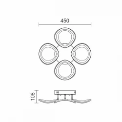 ΦΩΤΙΣΤΙΚΟ ΕΣΩΤΕΡΙΚΟΥ ΧΩΡΟΥ LED CCT 56W 3000K | 4000K | 6000K - Spotlight