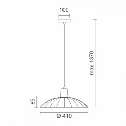 ΚΡΕΜΑΣΤΟ ΦΩΤΙΣΤΙΚΟ LED ΕΣΩΤΕΡΙΚΟΥ ΧΩΡΟΥ Ε27 - Spotlight