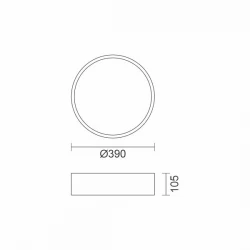 ΠΛΑΦΟΝΙΕΡΑ ΟΡΟΦΗΣ LED CCT 40W 3000K | 4000K | 6000K - Spotlight