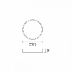 ΠΛΑΦΟΝΙΕΡΑ ΟΡΟΦΗΣ LED CCT 40W 3000K | 4000K | 6000K - Spotlight