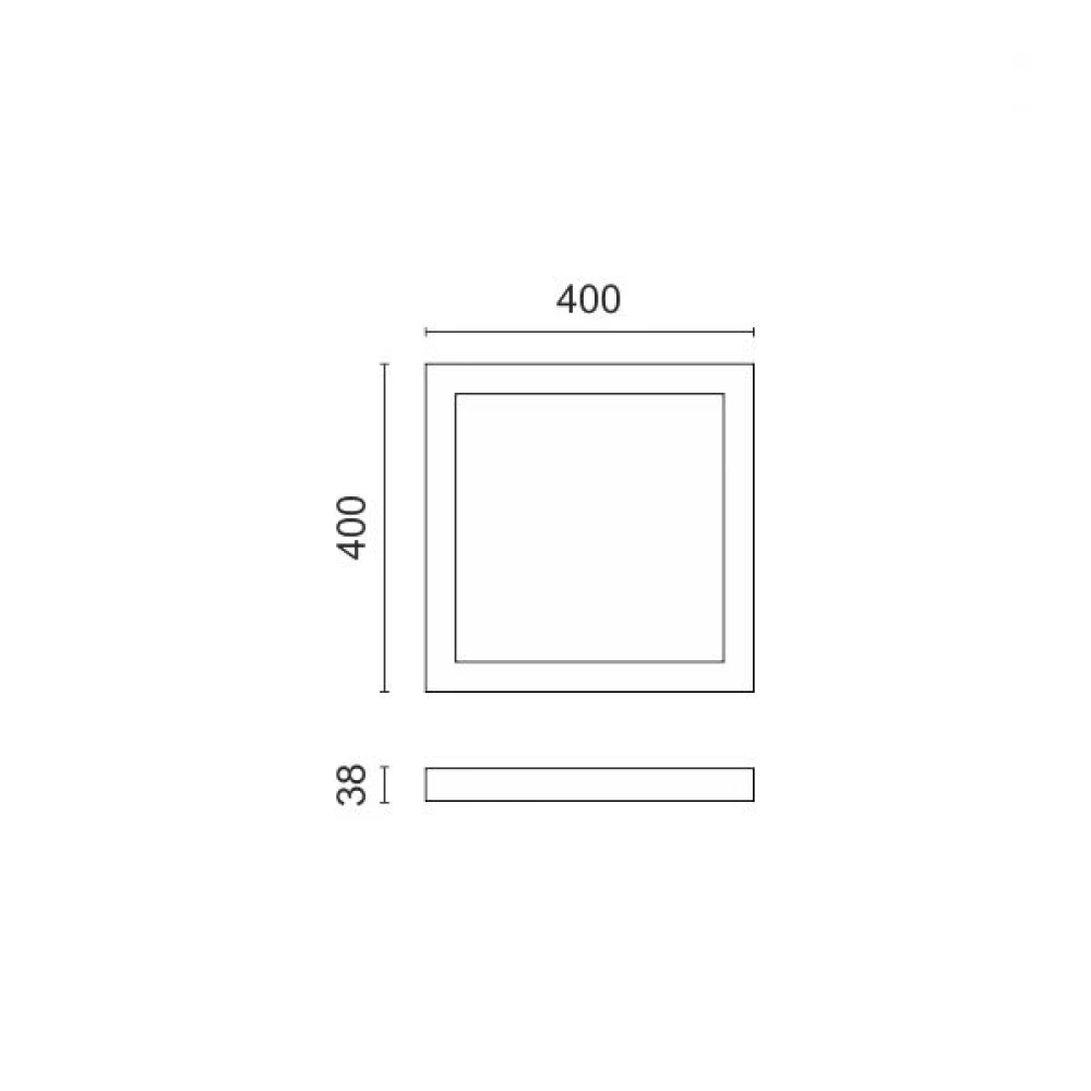 ΠΛΑΦΟΝΙΕΡΑ ΟΡΟΦΗΣ LED 36W 4000K Spotilight